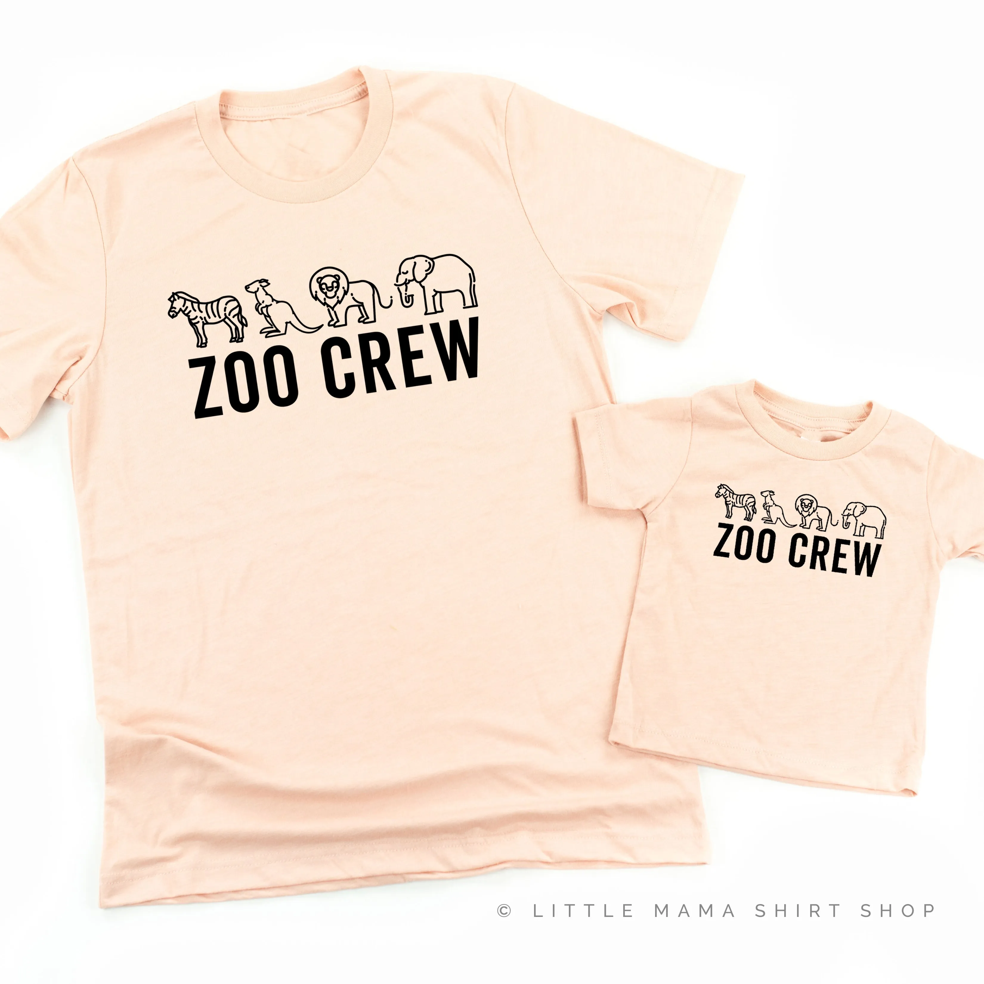 ZOO CREW - Set of 2 Matching Shirts