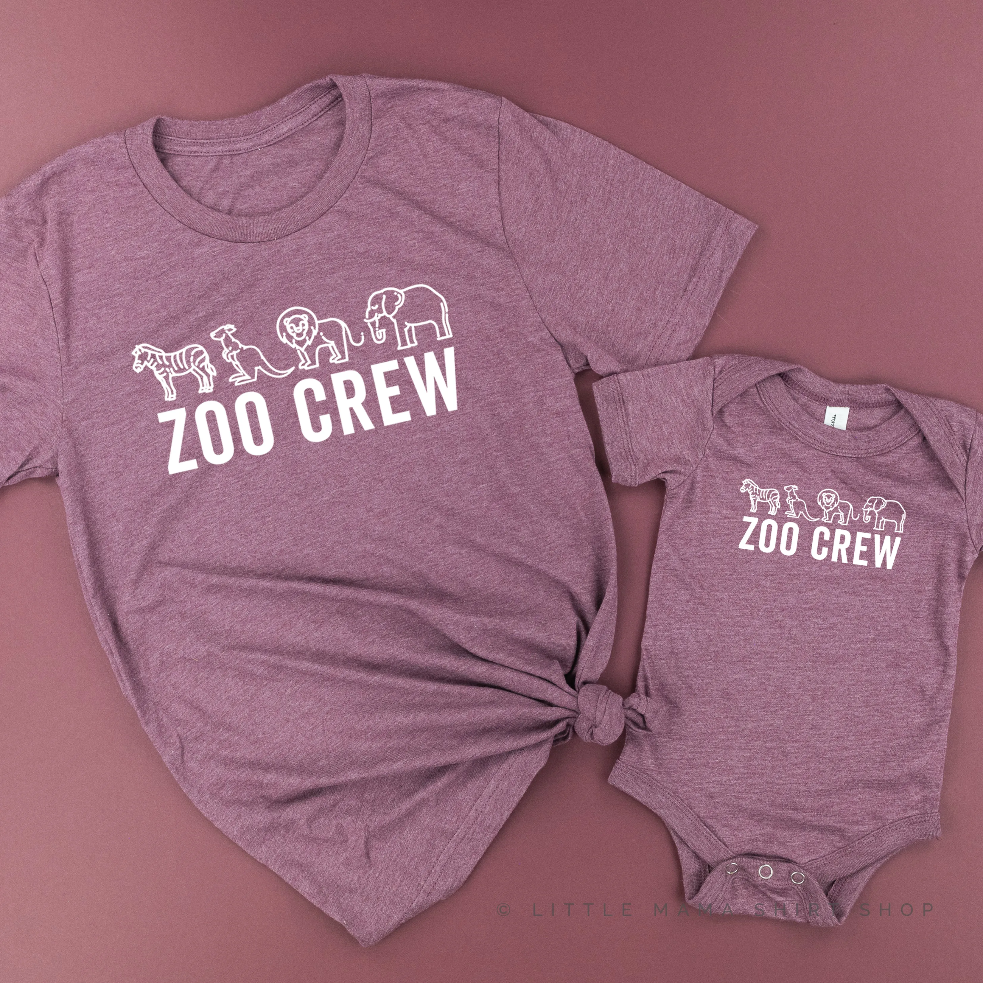 ZOO CREW - Set of 2 Matching Shirts